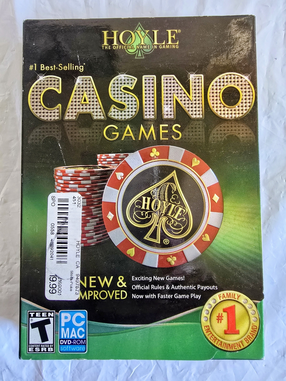 Casino Games Pc Mac- Green and Red Like New Absolutely No Scratches